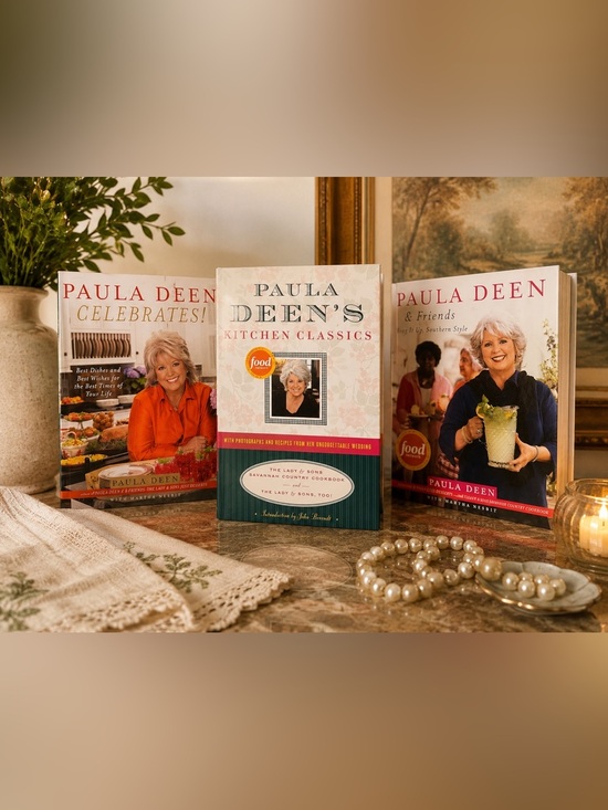 Other - Paula Deen Cookbook Bundle of 3 Hardcover Books